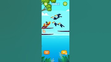 Bird Sort Puzzle: 🐦🦜Level #2 Gameplay (Android, iOS) #Youtube  Shorts #PlayGo!