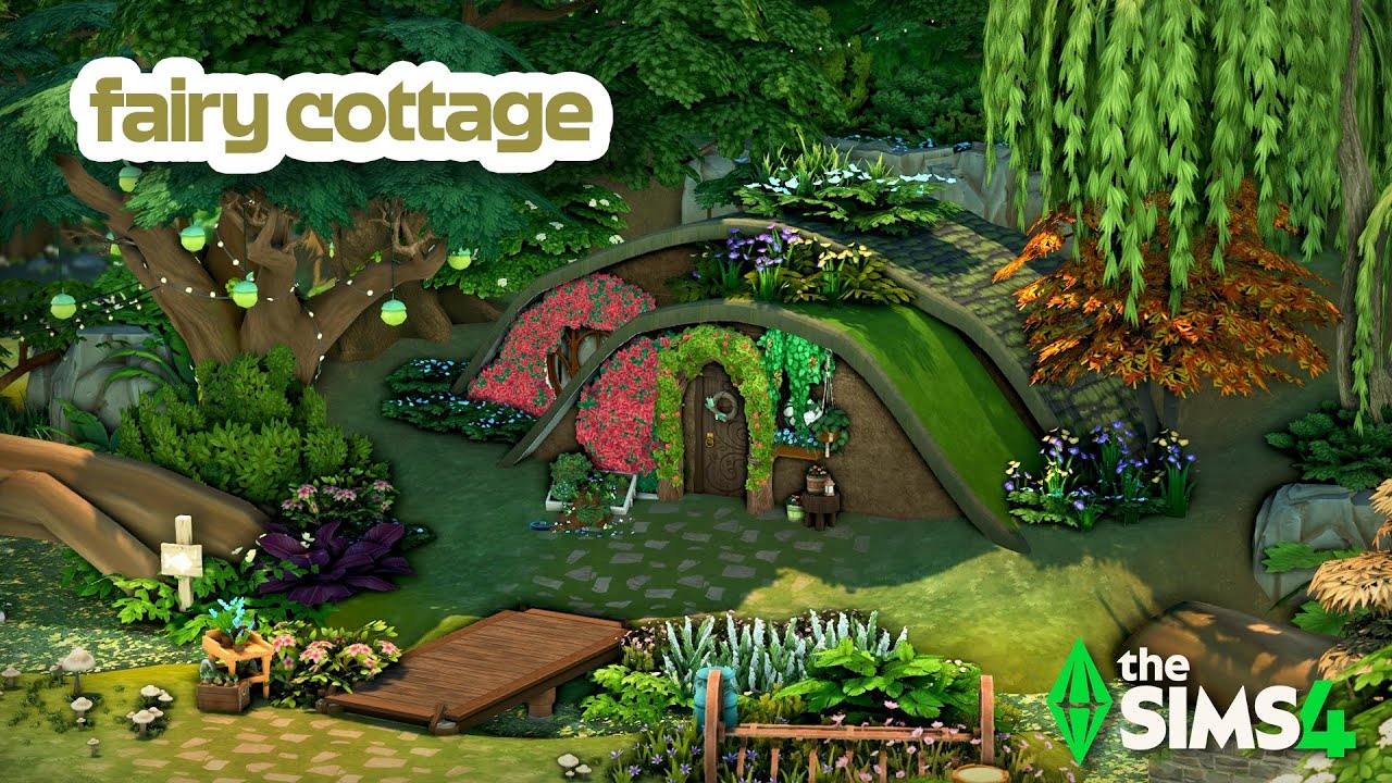 Hidden Fairy Cottage 🌿 || The Sims 4 Speed Build 🏡