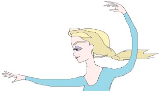 Elsa. Frozen. To relax, I learn to draw. Disney Princesses Fan art.