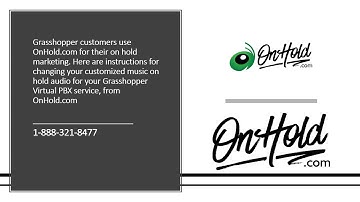 Upload Music On Hold for Grasshopper Virtual PBX | onhold.com