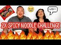 2x SPICY NOODLE CHALLENGE (funny!)