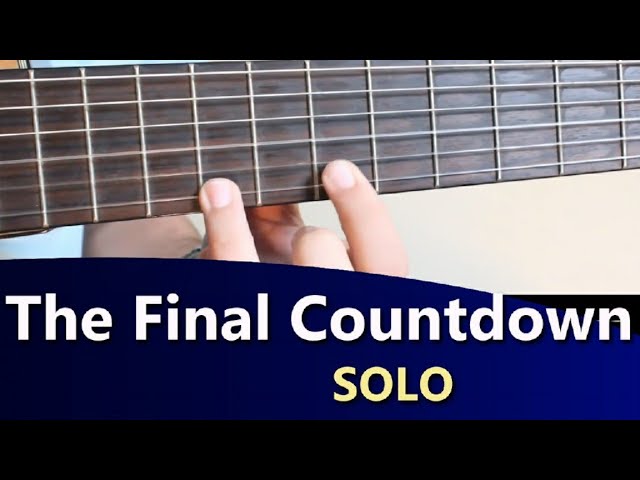 The Final Countdown - Europe - Guitar tab class=