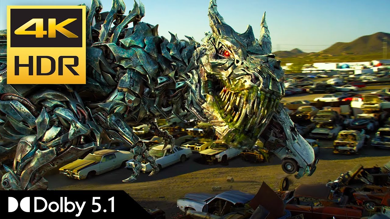 4K HDR The Junkyard (Transformers The Last Knight) Dolby 5.1 YouTube