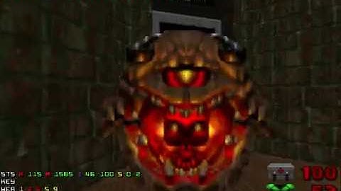 Doom 2 SlaughterMAX Level 11 UV with 104% in 50:32 (Toxic caverns)