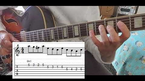 Am Triad Cyclical Quadruplet 4 Lick (with tabs) - DP