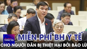 Đề xuất miễn một năm phí bảo hiểm y tế cho người dân bị thiệt hại bởi bão lũ | Tin nhanh Thông tấn