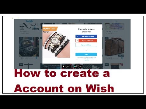 How to create a Account on Wish 2019
