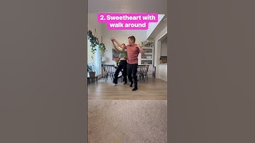 3 different ideas for sweetheart pattern in west coast swing. Follow us for weekly videos! 🤟🏻