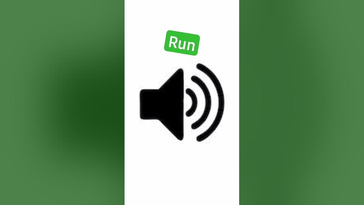 run meme sound effect #sound #viral #memes