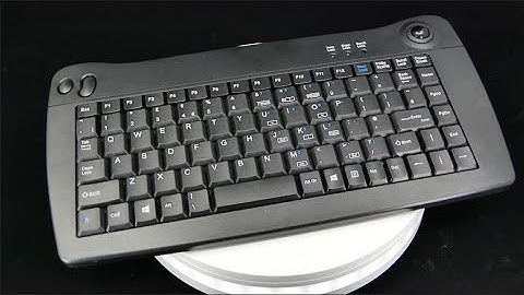 Accuratus 573 - Wireless Infra Red Mini Keyboard with Trackball