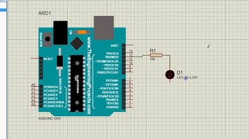 Blink Led With Arduino In Proteus