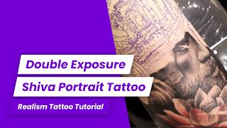 Advanced Realism Tattoo |  Shiva Portrait Tattoo Tutorial by Sunny Bhanushali | Learn It Like Aliens