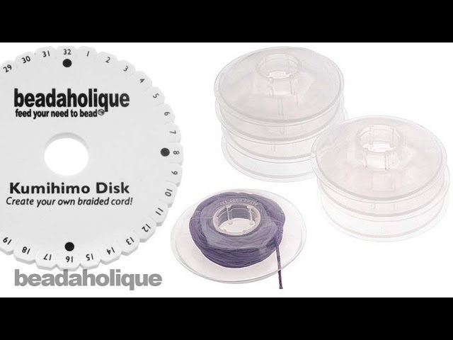 The Beadsmith No Tangle Flexible Plastic Thread Bobbins For Kumihimo Or  Macrame 3 1/2 Inch - Rings & Things