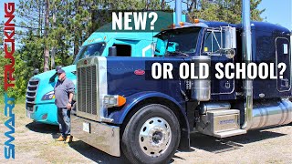 AN OLD SCHOOL TRUCK VS 2022 FREIGHTLINER CASCADIA: A COMPARISON OF THE DRIVING EXPERIENCE!