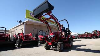 Mahindra eMax 20 Subcompact Tractor Configurations