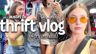 thrift with me in AUSTIN! (it was definitely *weird*) | vlog