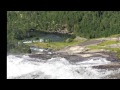 Waterfalls at Fossasti Kinsarvik, Norway