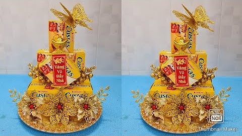 Cách làm Tháp Bánh Custas | Cách làm Tháp Bánh Chưng Tết | Tháp Bánh Tài Lộc |  @TamHien