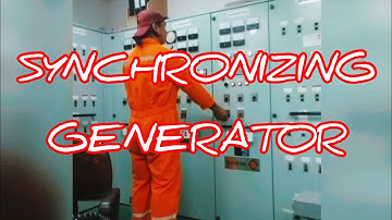 Auxiliary Engine Synchronizing Procedure. @ByaherongMarinero