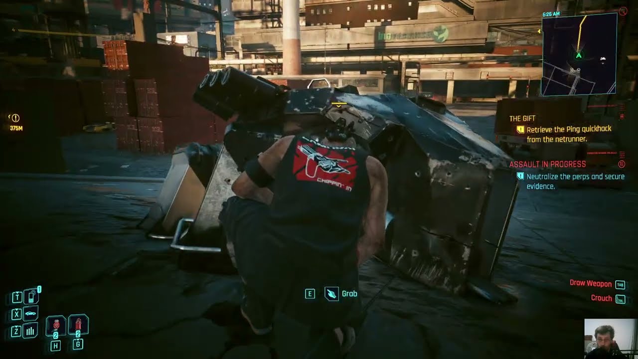 Cyberpunk 2077 - The Gift Side Job / Getting Ping Quickhack / Gift