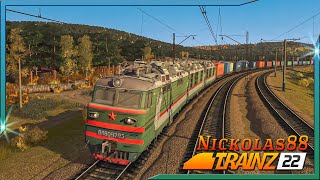Trainz 22: Поездка с грузовым до Байкала
