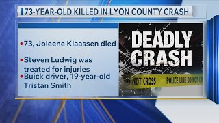 73-year-old killed in Lyon County crash