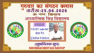 Thursday Sangathan Class II Sangathan Murli 06-25-2026: VCD 1875 : Thursday Sangathan Class. AIVV.