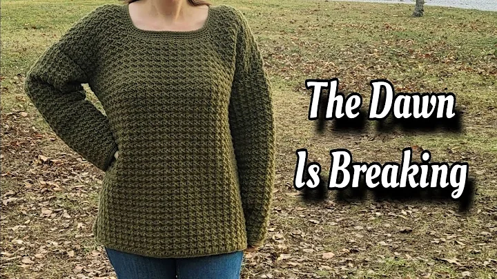 Crochet Easy Pullover Sweater Tutorial - Multiple Sizes! 🧶