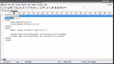 jQuery Tutorial   106   Email validation