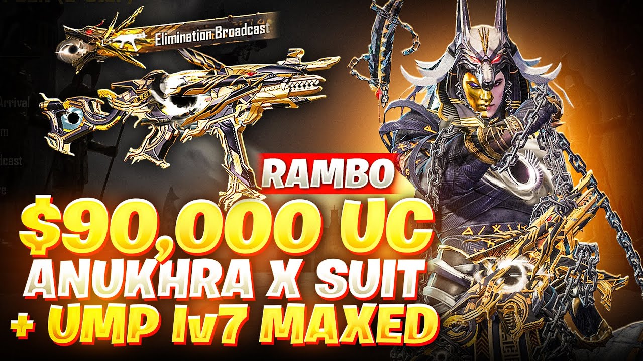 PUBG Mobile Anukhra X Suit “MAX” + Netherhound Buddy 😍🤑 || Rambo