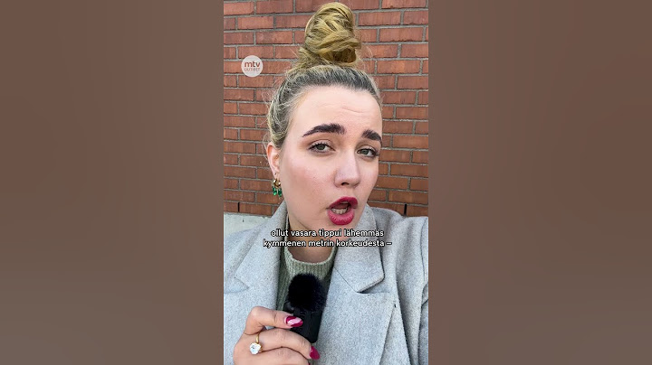 Vasara putosi korkeuksista aivan jalankulkijan viereen