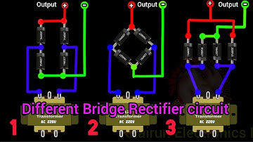 Are The 3 Circuits The Same or Different?|Full Wave Bridge Rectifier Circuit 12V3A Power Supply