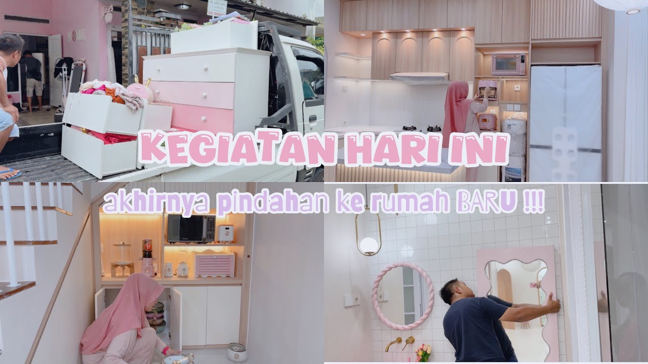 AKHIRNYA PINDAHAN KE RUMAH BARU!!! RAPI RAPI BEBERES BARANG BARANG DI RUMAH BARU !!!!