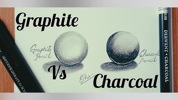 how to draw sphere|graphite Vs charcoal|drawing sphere balls|pencil shading|still life|sketching