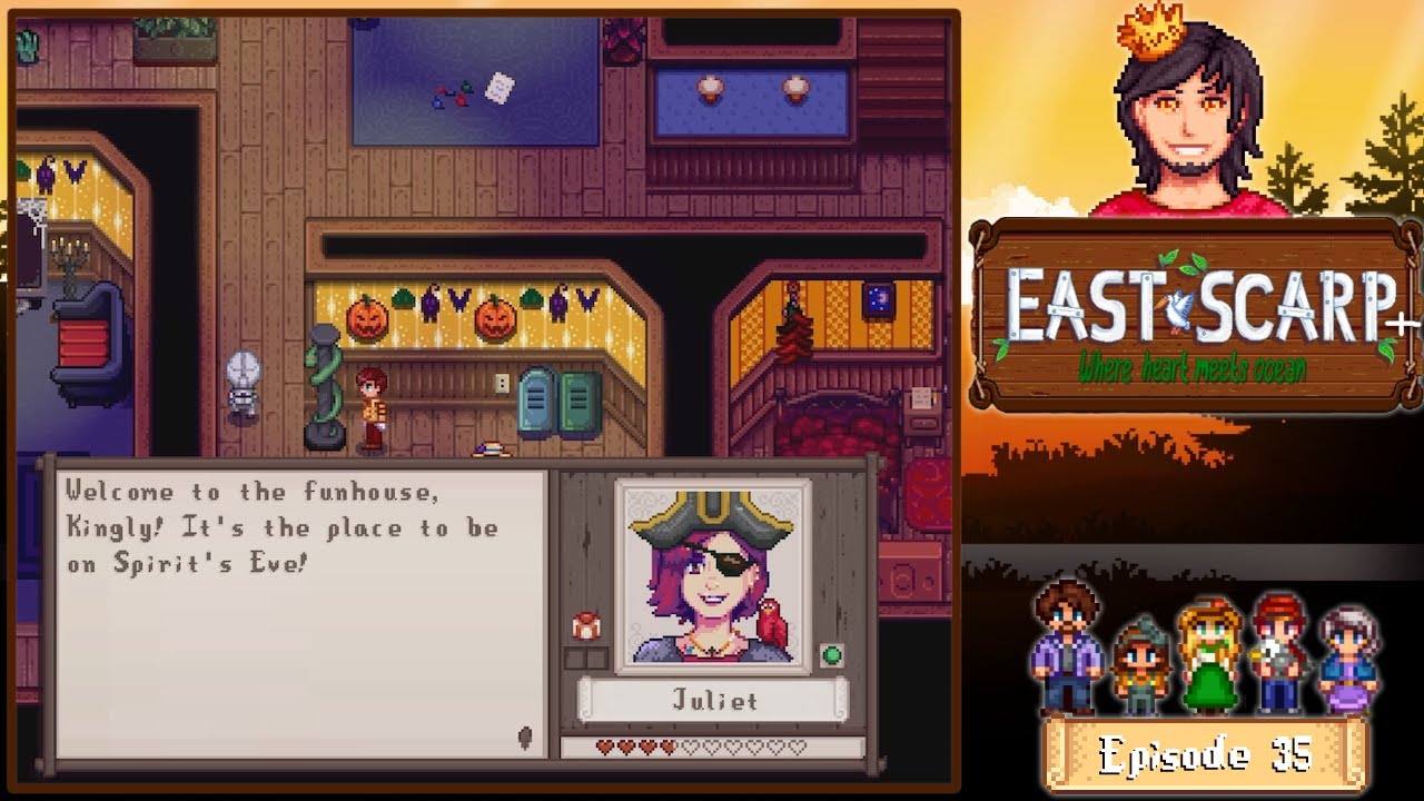 Stardew Valley East Scarp Plus, Party in East Scarp