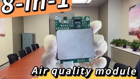 All in one air quality sensor with RS485
