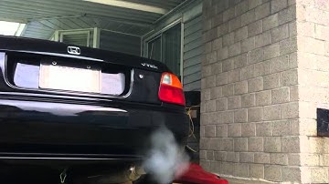 Jdm type R b18c-r del sol revving