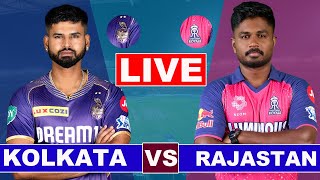 Live RR Vs KKR 1st T20 Match | Cricket Match Today | RR vs KKR 70th T20 live 1st innings #live