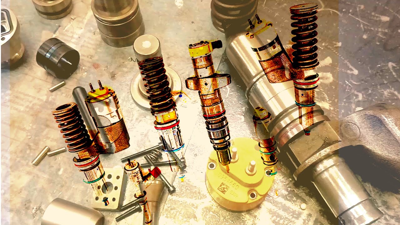 How To Fix Caterpillar Fuel Injectors Problems | Cat C 18 You Diesel ...