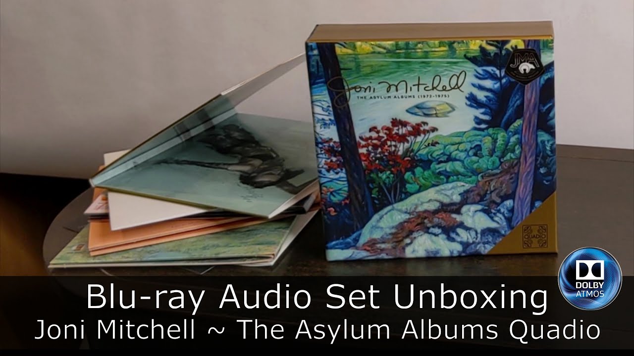 Unboxing Joni Mitchell - The Asylum Albums Quadio Set - Blu-ray 