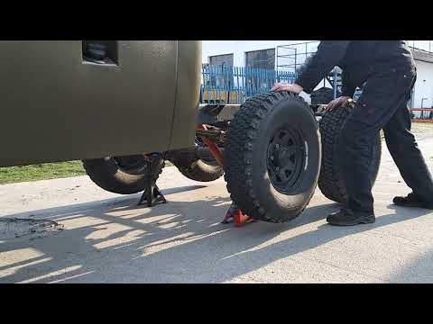 UAZ 6x6 axle lockers