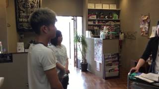 インフィニィト新長田店の朝礼のひとコマ インフィニィト新長田店の朝礼のひとコマ