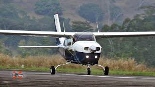 Cessna 210L Aborta Decolagem a Instantes de Sair do Chão