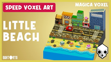 Little Beach - Magica Voxel