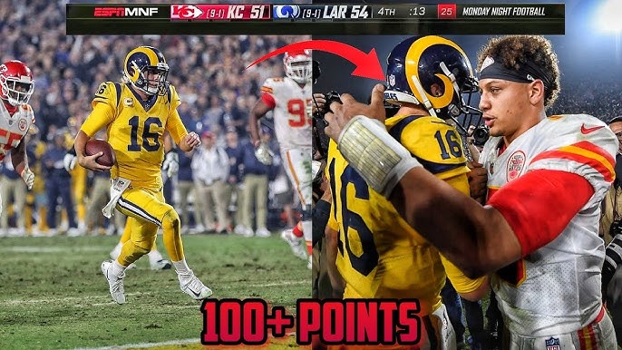 The Playoffs » Rams derrotam Chiefs em jogo espetacular com mais de 100  pontos