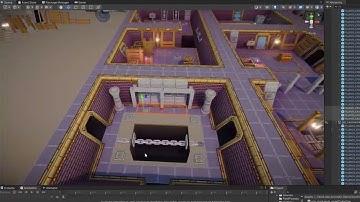Speed-building timelapse - The Clockwork #3 (lowpoly environment kit)