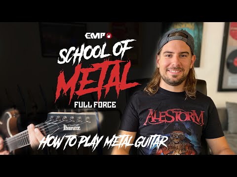 EMP x Full Force | School Of Metal | How to play metal guitar with Mate Bodor of Alestorm