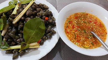 CHIA SẺ CHI TIẾT CÁCH PHA NƯỚC CHẤM ỐC VÀ CÁCH LUỘC ỐC: ẨM THỰC PHÙNG TẤN