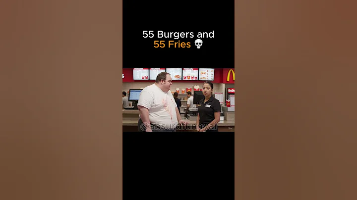 55 Burger & 55 fry 💀 #ai #funny #aicomedy #comedy #cooked #memes #funnyvideo #genz #fat #mcdonalds