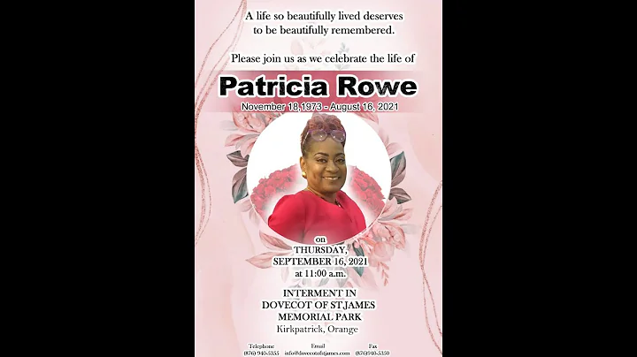 Patricia Rowe Funeral Service